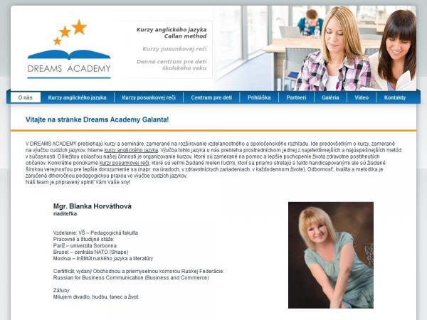 Dreams Academy Galanta